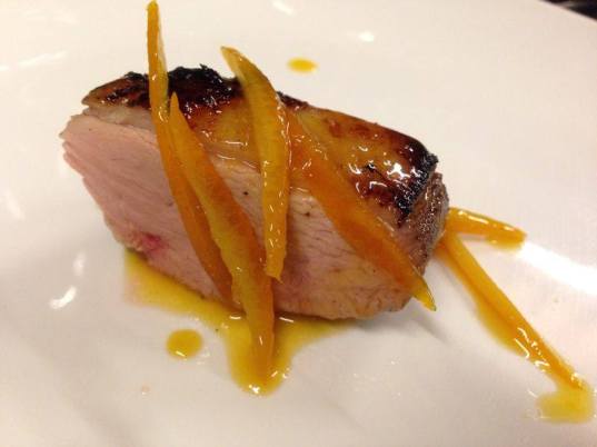 5hr sous vide crispy skin canard a l’orange
