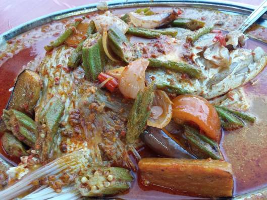 thai style fish head curry - S$25