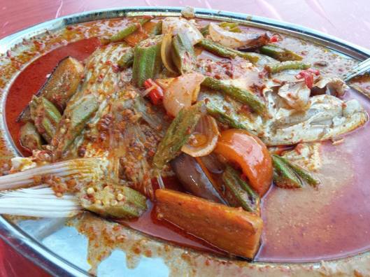 thai style fish head curry _ S$25