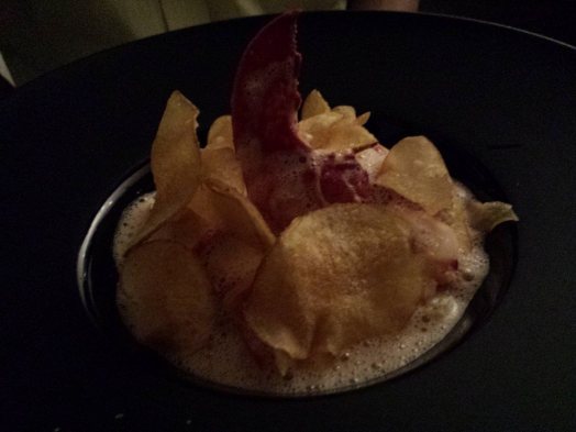 le homard - poached lobster with lobster bisque