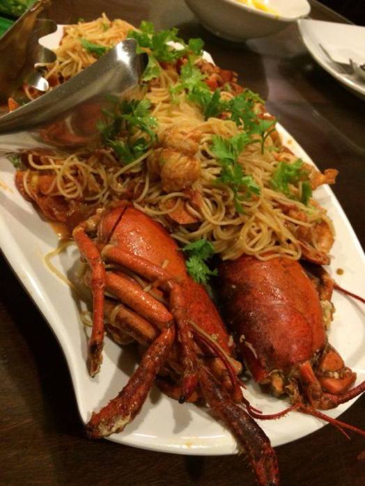 lobster angel hair pasta