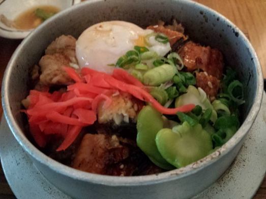 unagi & gyudon kamameshi