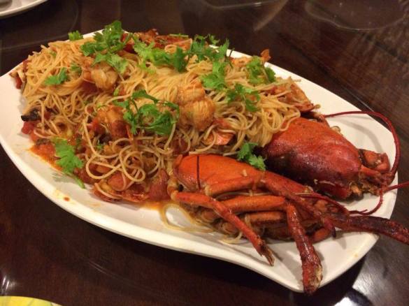 lobster angel hair pasta