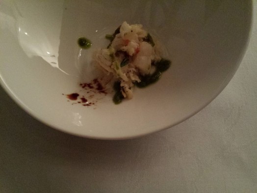 crab meat - amuse bouche