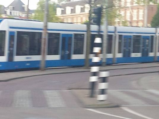 city trams - we got quite used to taking them