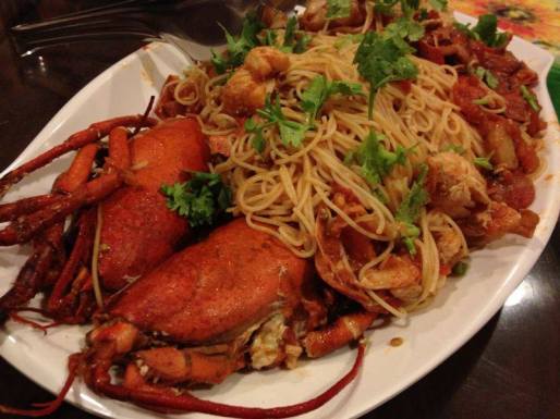 lobster angel hair pasta