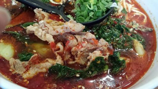 spicy beef lamian 水煮牛肉面