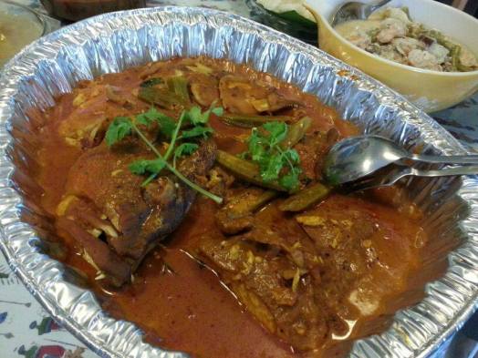 assam fish head curry
