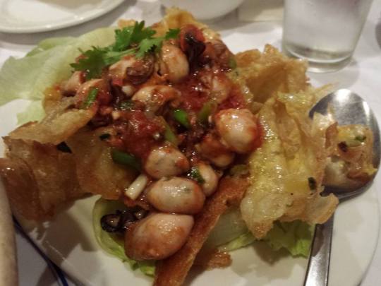 beng thin's version orh jian = crispy oyster egg