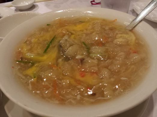 crabmeat fishmaw soup