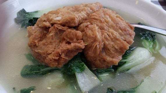 chinese cabbage with taupok