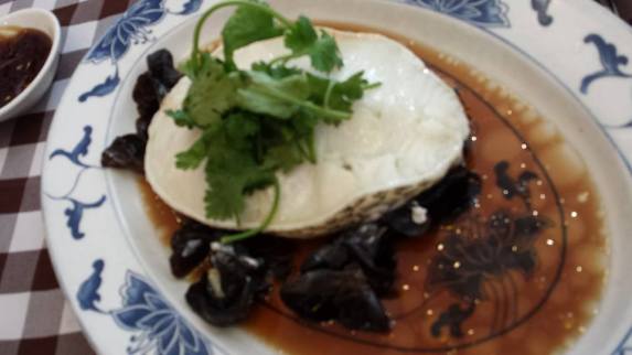 HK steamed cod with wood fungus