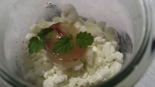 pre-dessert grape granite