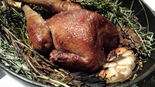 #6 hay roasted pigeon