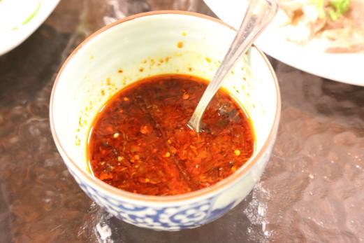 #5 蒜泥白肉 sichuan spicy chilli sauce