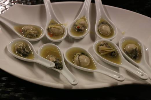 steamed oysters