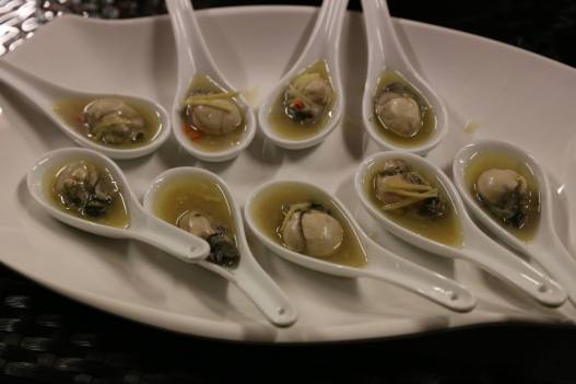 steamed oysters