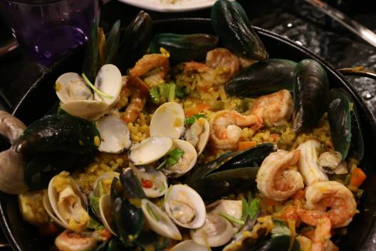 Andy's "Monterosso Miky" seafood risotto