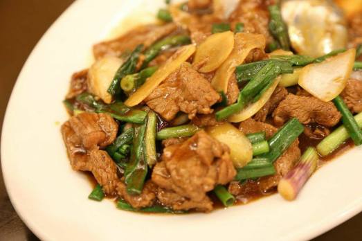 #4 beef with ginger & spring onions