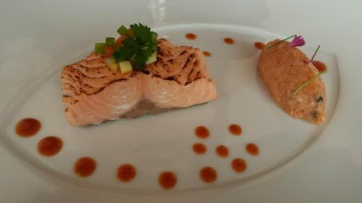 wild scottish salmon confit & tartare