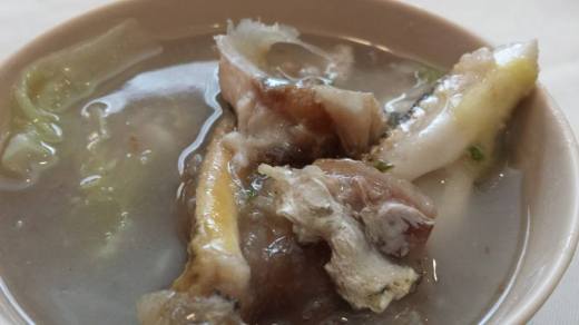 yam fish head soup
