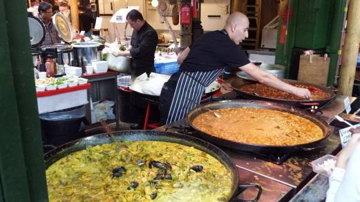 seafood, calamari, cajun chicken etc.