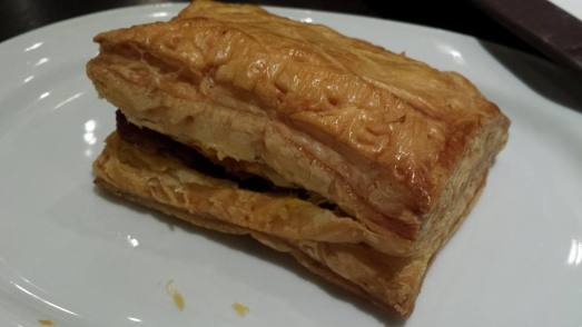 S$3.60 1 for 1 feuilete (1 curry chicken pie & 1 tuna pie)