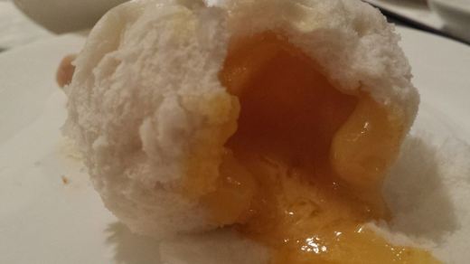 salted egg custard bun