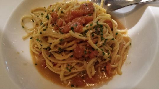 uni (sea urchin) pasta