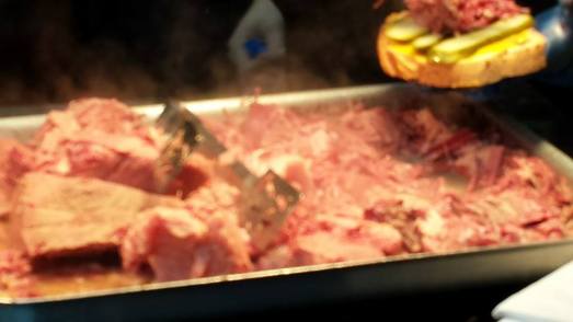 salt beef (corn beef) sandwich