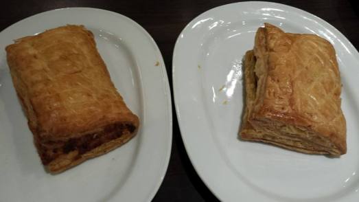 S$3.60 1 for 1 feuilete (1 curry chicken pie & 1 tuna pie)