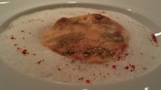 open ravioli with clams & razor clams