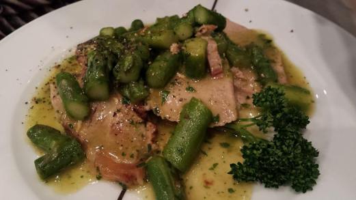 veal with asparagus ok