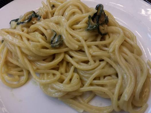 vege cheese pasta was excellent