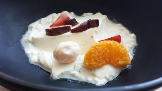 panna cotta with honeycomb