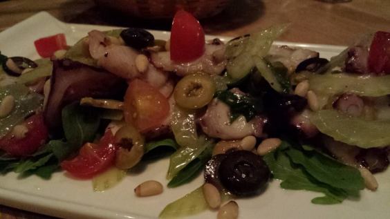 octopus salad - S$18
