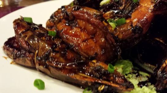 wok grilled king prawns (13/15)