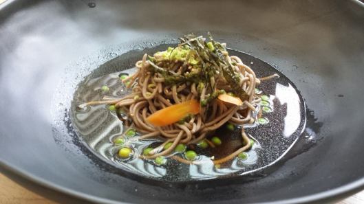 pesto cold soba
