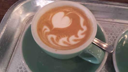 flat white @ chye seng huat coffee bar