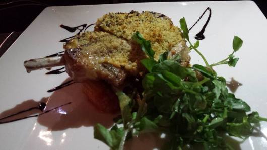 lightly breaded iberico pork chop