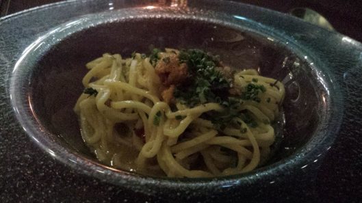 uni (sea urchin) pasta