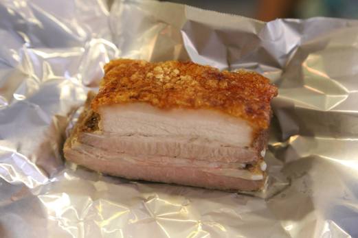 excellent crackling belly pork (shio bak)