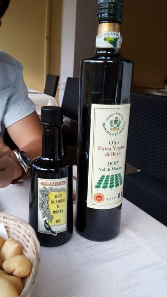 very good extra virgin olive oil & balsamic