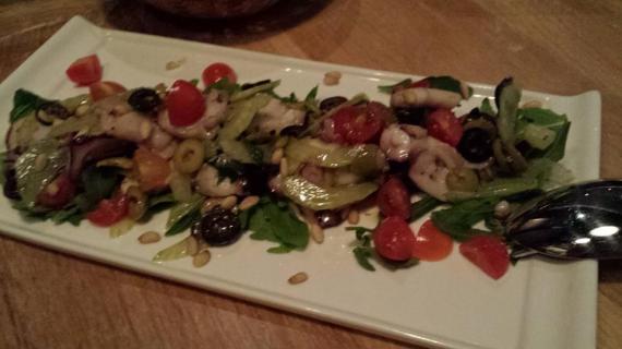octopus salad - S$18