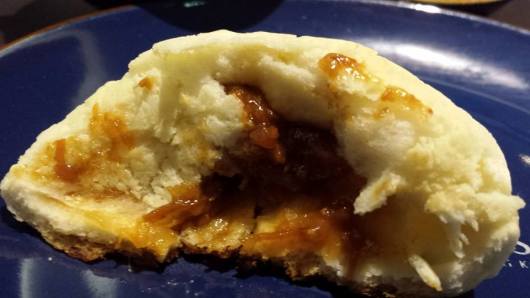 crispy char siew pao