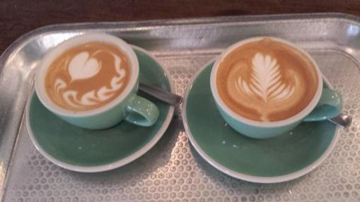 flat white @ chye seng huat coffee bar