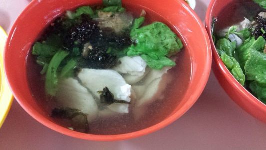 hoover fish porridge sliced fish soup