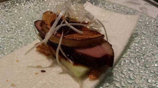 foie gras & smoked duck wrap