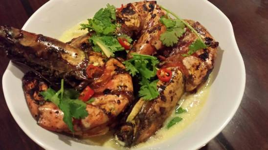 king prawn noodles (黄焖大虾面)