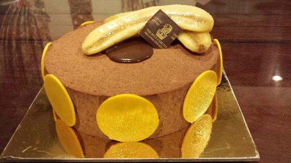 chocolate banana cake from ritz carlton